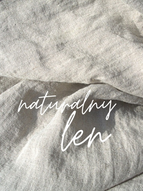 Lniany T-shirt Męski